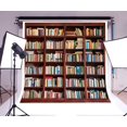 thumbnail image 4 of Fondo de estantería de 2,4 x 2,4 m para fotos, estudio vintage, fotografía de biblioteca, librería, sesión de fotos, 4 of 4