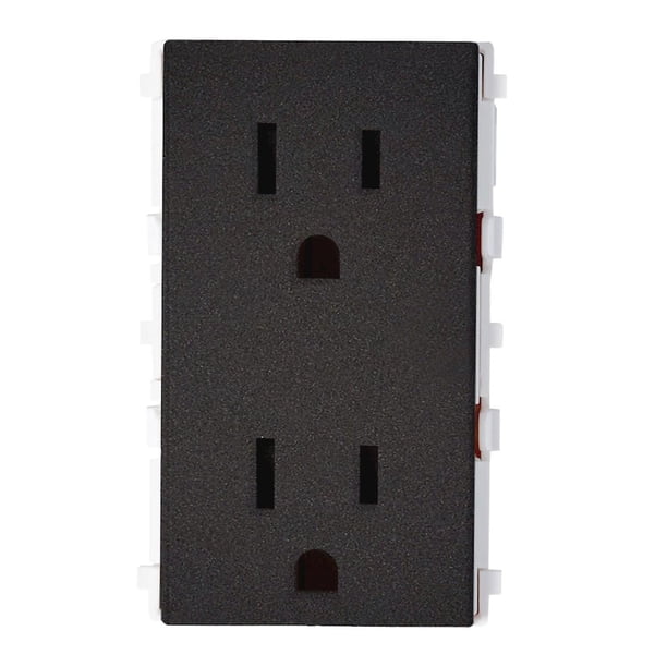 Contacto Dúplex Estévez Omega 2Pt Grafito 127V