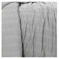 thumbnail image 3 of Drevy Clipped Jacquard Tufted Boho Duvet Cover Bedding Set with Zipper and Corner Ties, Soft Cozy Bedspread 3-Piece with Two Matching Shams, Grey, Full / Queen, 3 of 7