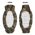 thumbnail image 6 of ZIATUBLES UTV Seat Covers 2 Pack, Oak Leaf Pinecone Camo Waterproof Front Bench Seat Protectors Compatible with Kawasaki Mule 3000 4000, Fade Wear Resistant UTV Decor Accessory Part, 6 of 8
