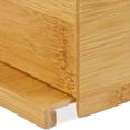 thumbnail image 4 of YOPTOP 2PC Bamboo Tissue Box Cover, HWD: 23*12*8cm, Dispenser for Regular and Facial Tissues, Natural, 4 of 5