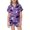 Z308 Purple, variant on Landzoo Halloween Toddler Girls Outfit Set Bat Print Short Sleeve Spread collar Tees With Shorts Set Girls Autumn Daily Cozy Outfit Size 2-3 Years Purple