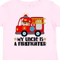 thumbnail image 4 of Inktastic Fireman Uncle is a Firefighter Boys or Girls Toddler T-Shirt, 4 of 5