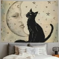 thumbnail image 2 of Orinice Cute Cat Tapestry Wall Hanging Unique Style Graphic Tapestries Home Wall Decor Art for Living Room Bedroom Apartment Farmhouse Dorm 40x30inch, 2 of 6