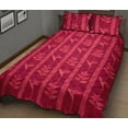 thumbnail image 2 of Juego de Cama Colcha Heliconia Estampado Rosa, 2 of 5
