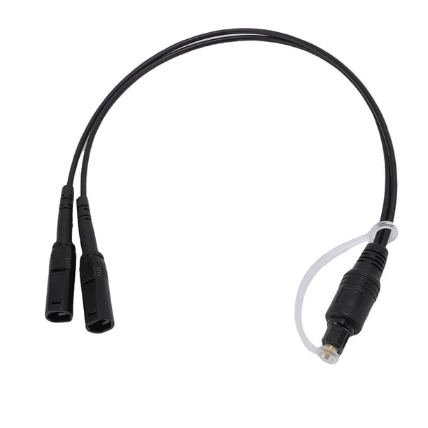Cable De Audio De Fibra óptica 1 En 2 Salida Macho A Hembra SPDIF Cable De Conexión Divisor De Fibra óptica Para Amplificador De Potencia Digital Estéreo