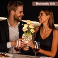 thumbnail image 7 of Tulip Flower Lamps, 3 Colors Touch Stepless Dimming Crystal Night Light, Rechargeable Artificial Flower Light, LED Flower with Vase Lamp Romantic Decor for Date Party Home, 7 of 7