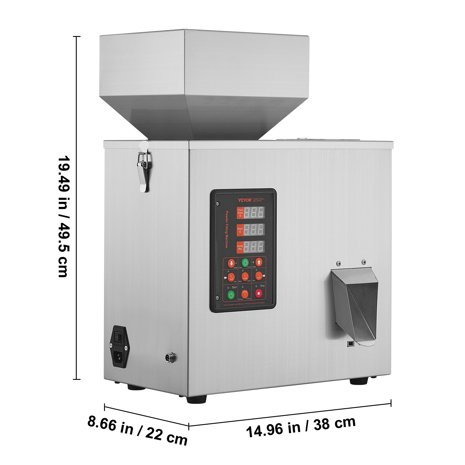 Automatic Powder Filling Machine – Intelligent Weighing 10-500g – F-500-V1
