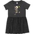 thumbnail image 3 of Inktastic Cute Dancing Skeleton Girls Toddler Dress, 3 of 5