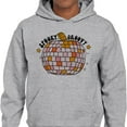 thumbnail image 2 of Spooky and Groovy Hoodie Sweatshirt Unisex Small Grey, 2 of 5