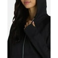 thumbnail image 4 of Avia Women's Plush Fleece Hooded Zip-Up Jacket, Sizes XS-XXXL, 4 of 5