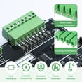 thumbnail image 4 of Uxcell Pluggable PCB Terminal Block Connectors, 5 Set 4 Pin 3.81mm/0.15" Pitch Screw Terminal Block Connector for 28-16AWG Panel Mount Electronic Projects(Green, 16x21.5x11mm), 4 of 6