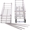 thumbnail image 4 of Narrow Sliding Cabinet Organizer, Two Tier Chrome Organizer, Chrome, Great for Slim Cabinets in Kitchen, Bathroom and More, 4 of 4