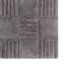 thumbnail image 3 of Knightsbridge Chakker Board 220 GSF Non Skid Back Bath Rug Set - 2- Piece - 17x24 and 21x34", Silver, 3 of 4