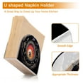 thumbnail image 4 of Sheep Cave Stones Napkin Holder for Table Clear Napkin Stand Paper Holder Acrylic Organizer Dispenser Napkins for Dinner Kitchen Restaurant Room, 4 of 8