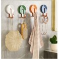 thumbnail image 5 of Crochet Adhesif Mural Salle de Bain, Crochet Mural sans Percer, Accroche Serviette, Accroche Torchon Cuisine, Crochet Autocollant, 8 pièces 4 couleurs Rotatif Kuyhfg Bienvenido a Kuyhfg, 5 of 5