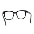 thumbnail image 2 of Kid Girls Flexible Rubber Hipster Horn Rim Blue Light Filter Computer Glasses All Black, 2 of 4