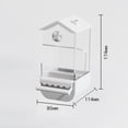 thumbnail image 6 of Automatic Bird Feeder Large Capacity Seeds Dispenser with Perch Transparent Bird Feeding Station for Parakeets Cockatiels Budgies Canaries Parrots, 6 of 8