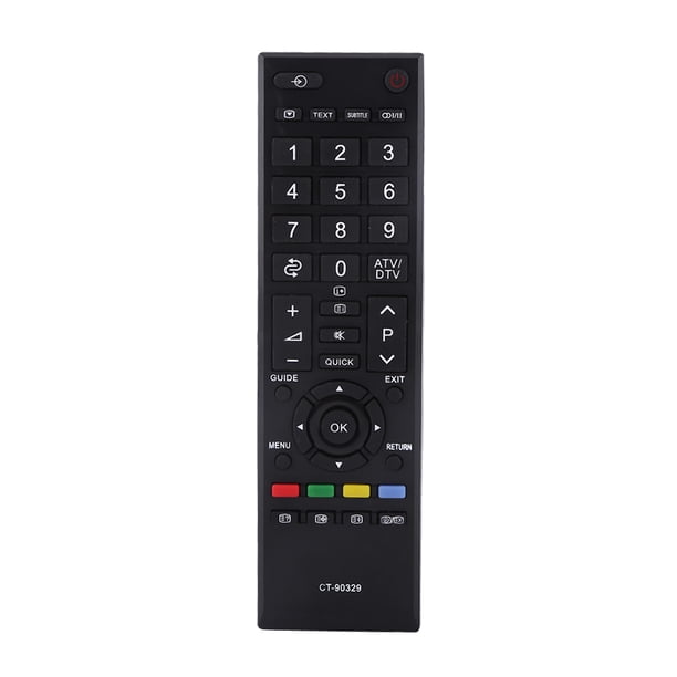 Universal Remote Control, Universal Replacement Remote Control Replacement Remote Control Black Remote Controller, CT-90329 New For Toshiba LCD Smart TV