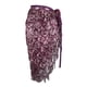 thumbnail image 4 of Bufanda de Cadera Larga con Borlas de Lentejuelas Ajustable Traje para Danza de XL púrpura Yuyangstore Bufanda larga de cadera para danza del vientre, 4 of 8