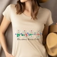 thumbnail image 4 of Nurse Crew Graphic T-Shirt with Snowman Design, Unisex Casual Tee, Maroon, Size 2XL, 4 of 6