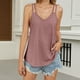 thumbnail image 2 of Top corto sin mangas estampado para mujer - Camiseta elegante con cuello redondo, 2 of 6