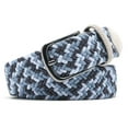 thumbnail image 4 of Men's Stretch Belt,Woven Braided Web Belt 1 3/8 for Golf Casual Pants Jean, 4 of 6