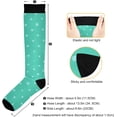 thumbnail image 3 of FREEAMG Polka Dots Compression Socks Women Men Long Stocking (20-30mmHg) Travel Knee High Stockings for Athletic Sports,Running,Cycling,Nursing, 3 of 7