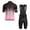 Pink, variant on Mens Short Sets 2 Piece Outfits Cycling Sports Suit Men's And Women's Couple Short Sleeved Cycling Road Bike Cycling Backpacking Suit Stylish Vacation Outfits