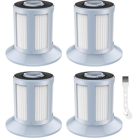 2156A Replacement Vacuum Filter Compatible with Bissell Zing 2156, 2156A, 2156E,1665, 16652, 1665W Zing Bagless Canister Vacuum Cleaner, Compare to Part 1613056, 4 Pack