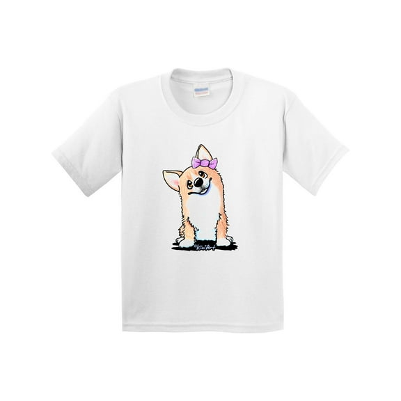Inktastic Corgi Puppy Girl Youth T-Shirt