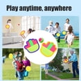 thumbnail image 4 of Juego de lanzar y atrapar pelota, juego de atrapar la pelota, juguetes para interior y exterior, pelotas de remo, juguetes para niños, adultos, familia, playa, patio, césped, 4 of 10