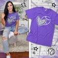 thumbnail image 5 of Tees2urdoor Sassy Leopard Baseball/Softball T-Shirt, Adult Small, 5 of 7