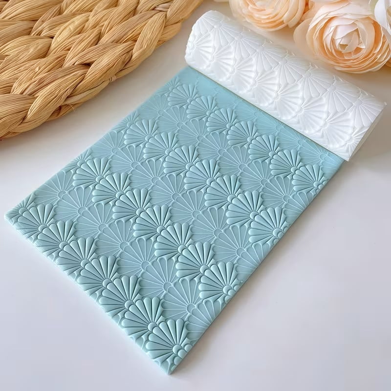 Jewelry Making Shell Texturing Roller | Polymer Clay Hand Texturing Tool | Earring Making Essentials