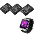 thumbnail image 1 of Batería para reloj inteligente de 3,7 V y 380 mAh compatible con DZ09 Batería recargable de polímero de iones de litio compatible con KSW-S6 Batería de respaldo compatible con RYX-NX9, 1 of 5