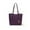 Purple, variant on Lea Vegan Leather Women's Tote Bag, Fashionable Shoulder Purse Handbag by Mia K - Purple