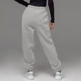 thumbnail image 5 of Women's High Waisted Loose Sportswear Pants with Pockets - Jogging Pants for Everyday Use and Winter Comfort,Light Gray,M, 5 of 7