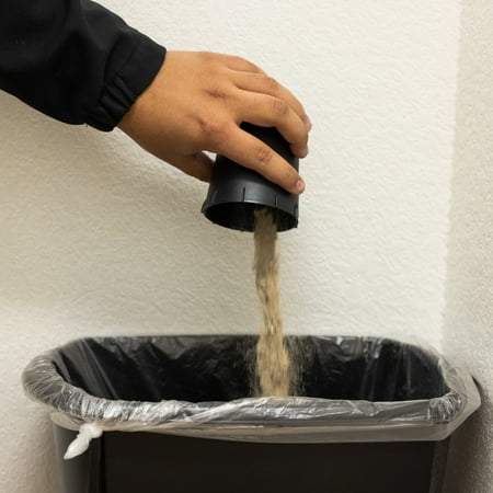 Auto-Drive, Portable Black PPS Plastic Flame Retardant Material, Butt Bucket Ashtray