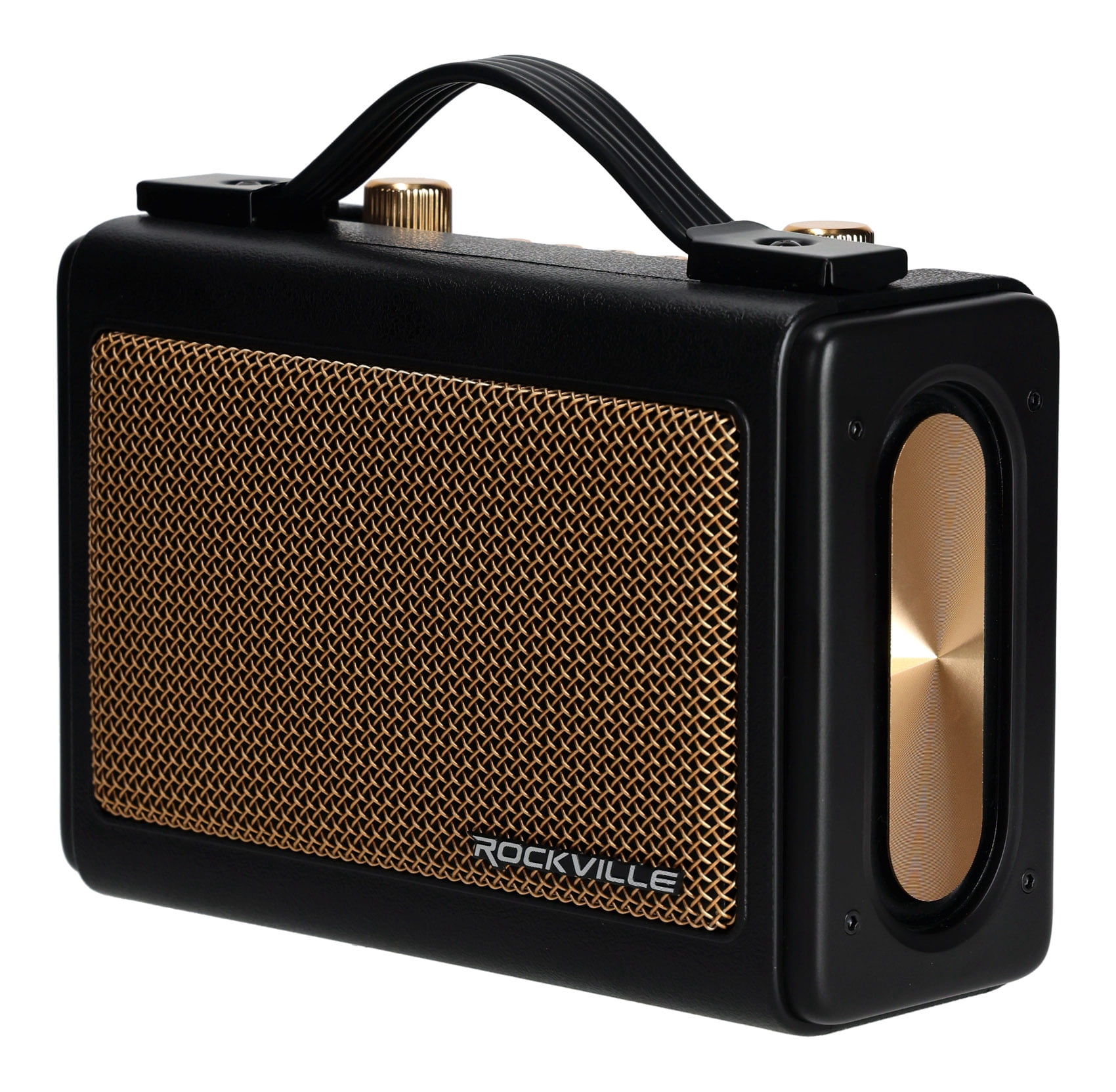 Rockville GlideTone Vintage Style Portable & Home Bluetooth Speaker Loud & Clear