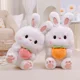 thumbnail image 1 of Almohada de peluche de conejo de dibujos animados, cojín suave de animales, zanahoria, fresa, regalo de cumpleaños y Navidad442, 1 of 5