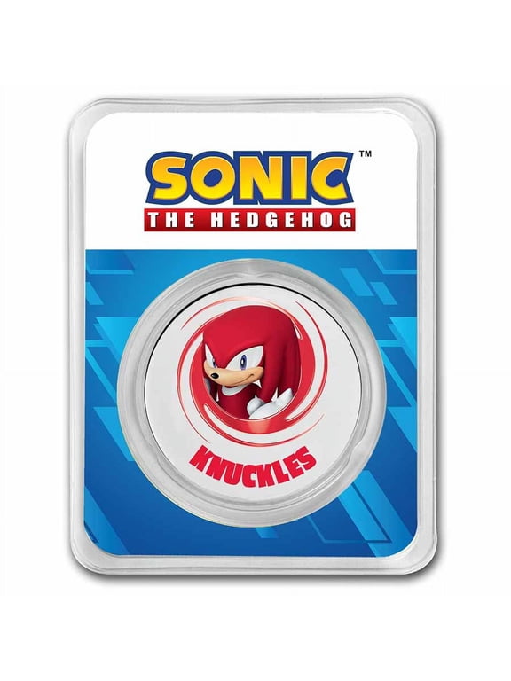Collectible 1 oz Silver Round Knuckles Colorized (with TEP)