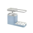 thumbnail image 1 of Caja de salida de detergente de Cocina Matsuzay con toallero de fregadero estante de almacenamiento azul, 1 of 6