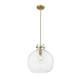 thumbnail image 5 of Innovations Lighting  Newton Sphere - 1 Light 14" Cord Hung Pendant Clear/Polished Nickel, 5 of 5