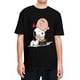 thumbnail image 2 of Camiseta de dibujos animados de Charlie Brown y Snoopy con forma de corazón de Peanuts, camisetas de manga corta, camisetas de algodón de cuello redondo de gran tamaño, 2 of 4