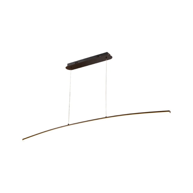 Lámpara colgante LED 4000K, acabado negro mate, 18W 1100 lm