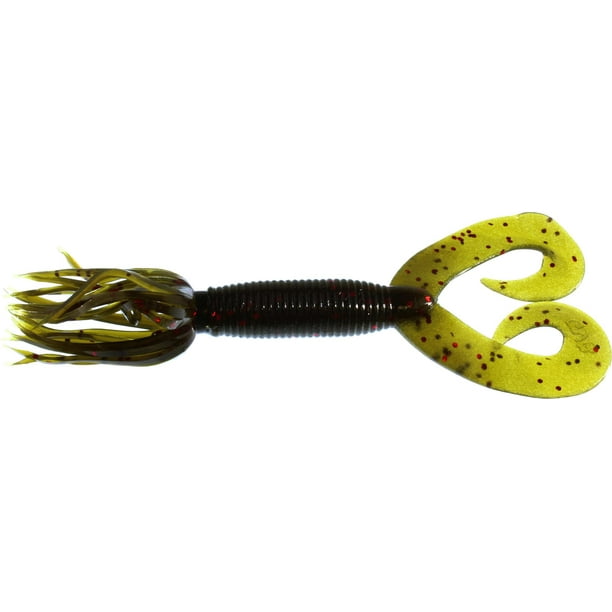 Gary Yamamoto Double Tail Hula Grub Soft Bait - Walmart.com - Walmart.com