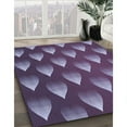 thumbnail image 2 of Ahgly Company Indoor Round Patterned Plum Purple Area Rugs, 7' Round, 2 of 6