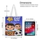 thumbnail image 5 of Little Baby Bum Bolso de tela con estampado de lienzo para mujer, bolsa de compras reutilizable y estética, con cremallera interior, regalo para mujer,38*45cm., 5 of 6