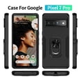thumbnail image 7 of Dteck for Google Pixel 9 Pro XL Case with Stand Ring Kickstand Military Grade Fit for Magnetic Car Mount Anti-Scratch Shockproof Case, Black, 7 of 7
