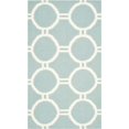 thumbnail image 1 of Safavieh Dhurries Light Blue Contemporary Rug - 4' x 6', 1 of 2